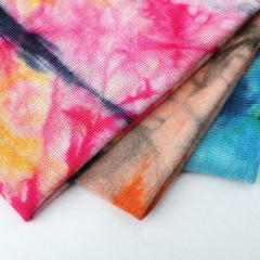 MCCY0032-10 180gsm Rayon Spandex Tie-Dyed Fabirc