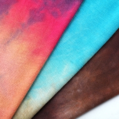 MCCY0032-9 180gsm Rayon Spandex Tie-Dyed Fabirc