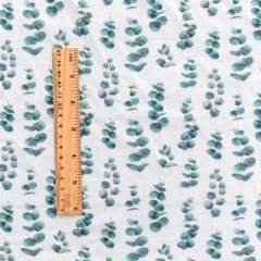 100% Organic cotton custom print interlock newborn baby fabric