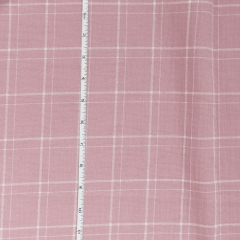 Pink plaid print 100% organic cotton double gazue muslin baby blanket for car seat