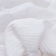 Tassels white 100% cotton muslin swaddle blanket for bibies