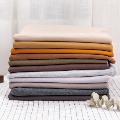 210gsm medium weight soft and pretty color 4 way stretch french terry 100 cotton knitted fabric for sweatshirt