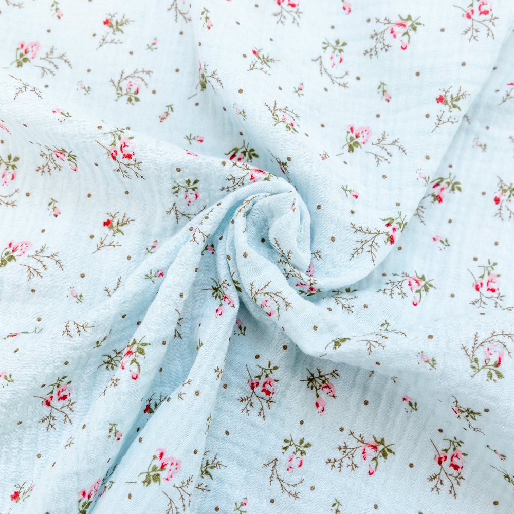 4 Layer White Muslin Fabric