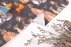 China textile supplier great weight custom digital printing on 100% cotton woven fabric for garment