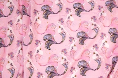 Excellent digital print fabric wholesale mermaid pattern customized 100% pure cotton printed fabric for baby clothing