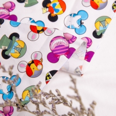 Excellent quality textile supplier custom print your own pattern 100% cotton woven digital printed baby clothing fabric