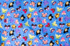 OEKO TEX qualified cotton The mouse pattern super soft and smooth custom 100% woven cotton fabric printing for baby