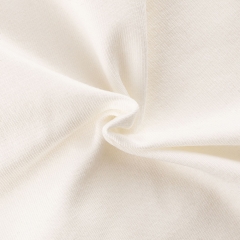 200 solid colors good recovery stretchable White Series single jersey knitted cotton lycra fabric