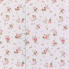 Comfortable prink rose pattern print pretty soft cotton double gauze muslin blanket fabric