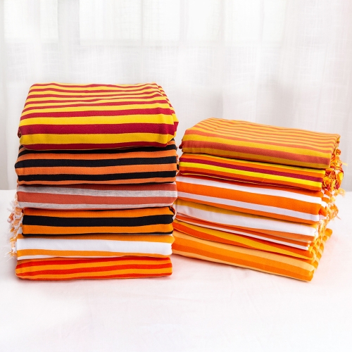 100% 32S combed cotton single jersey stripe knit fabric