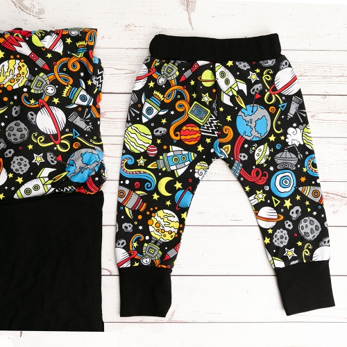 Custom Christmas unisex baby long cotton lycra pants