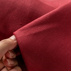 140cm Wide width wholesale woven linen fabric for bedding curtain