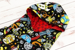 Custom children printed pattern custom stretch cotton fleece hooded baby sweatshirt