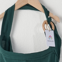 Wholesale super soft multple colors option double layer custom combed cotton muslin breastfeeding apron stroller covers