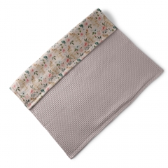 beautiful made and lightweight for summer cute custom bunny print organic cotton waffle weave muslin baby blanket