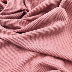 Multiple colors 100% cotton waffle knit fabrics